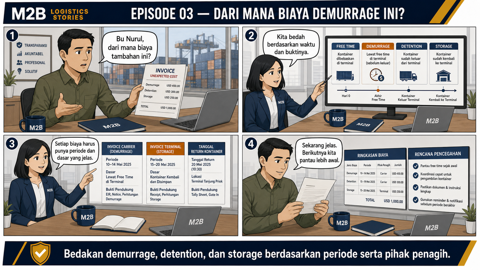 M2B Episode 03: Dari Mana Biaya Demurrage Ini?