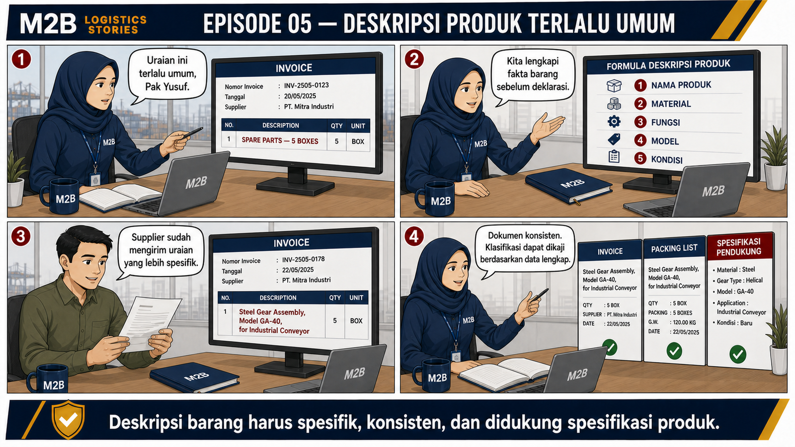 M2B Episode 05: Deskripsi Produk Terlalu Umum