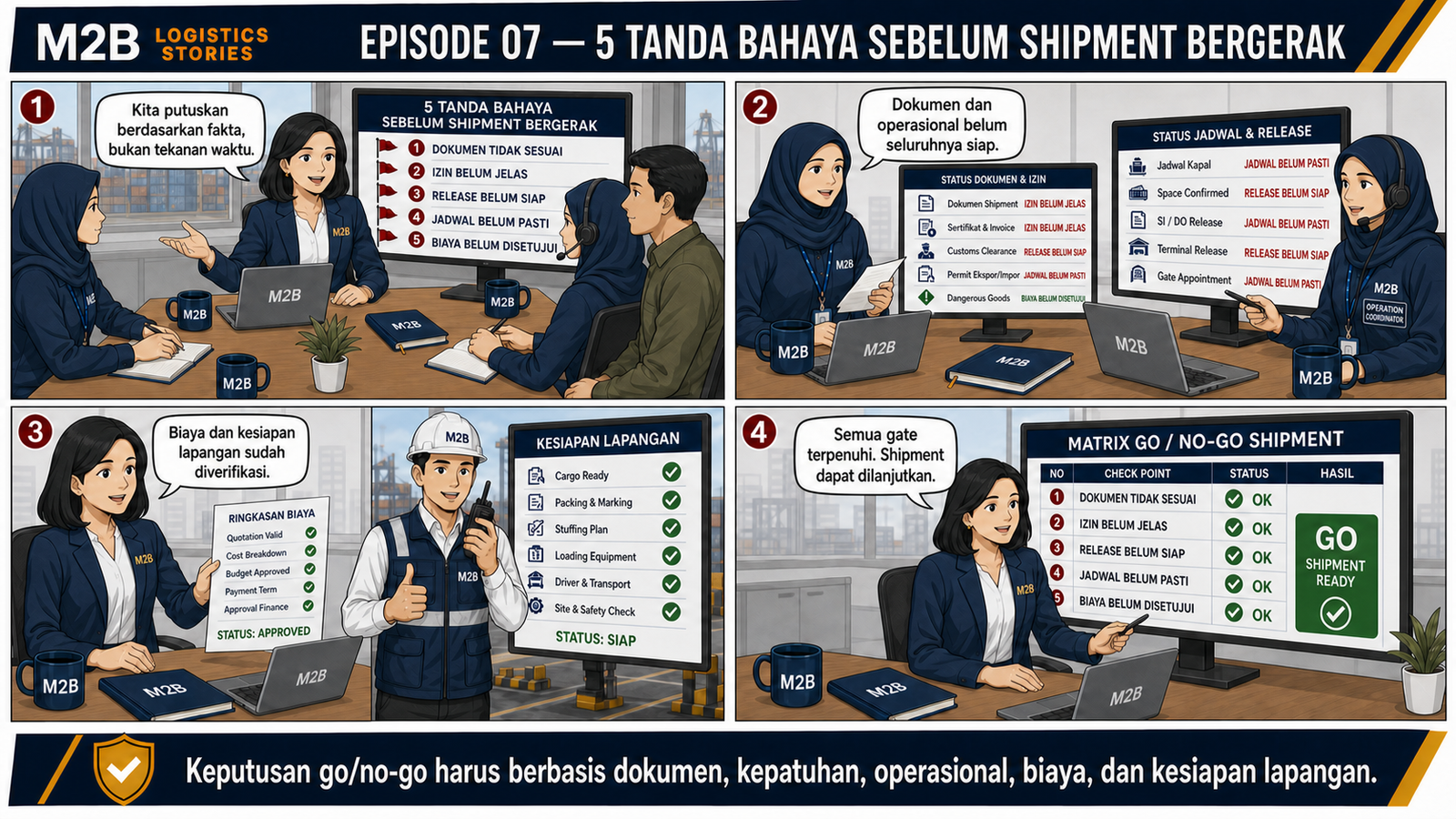 M2B Episode 07: 5 Tanda Bahaya Sebelum Shipment Bergerak